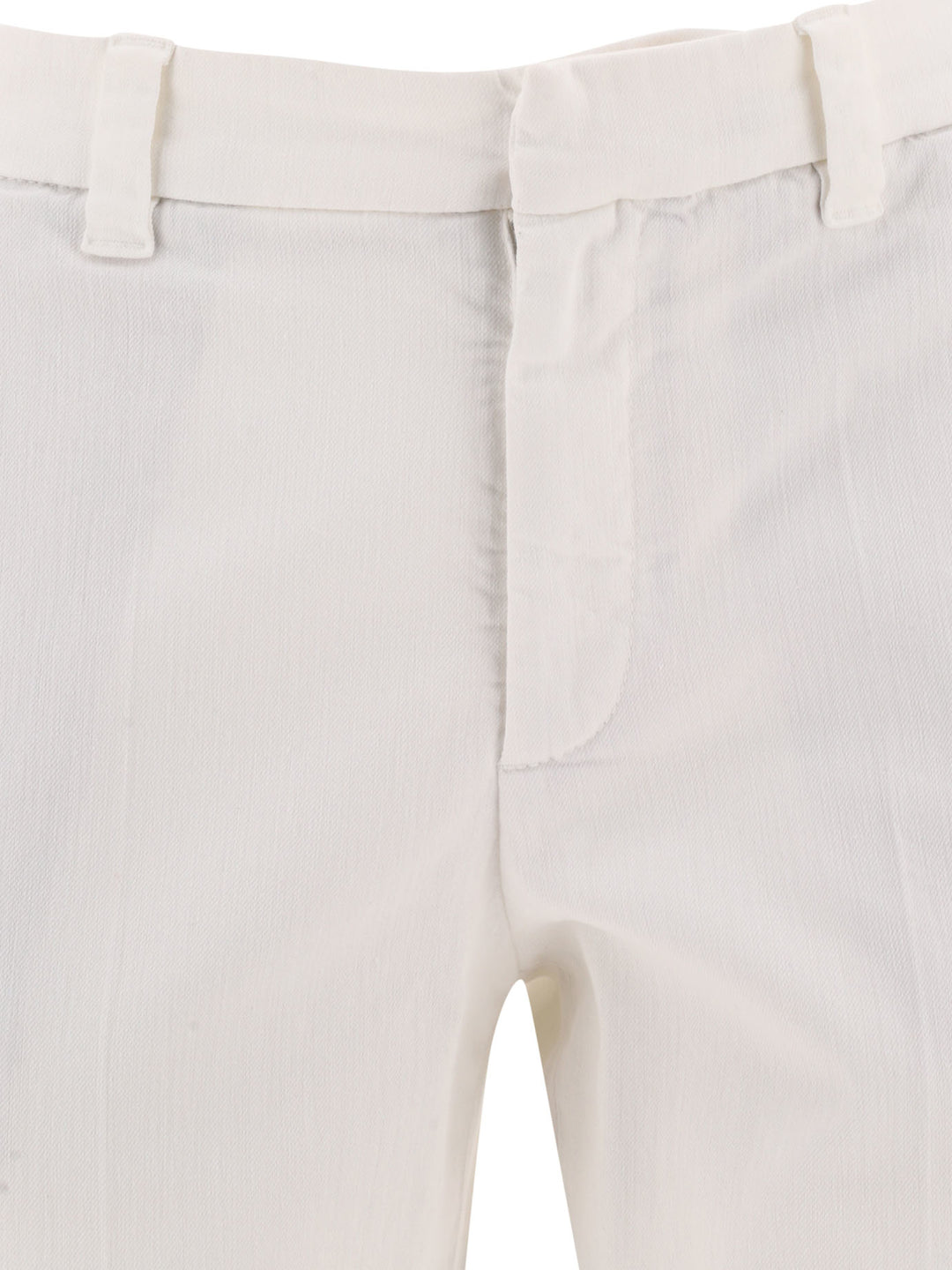 Cigarette Trousers White