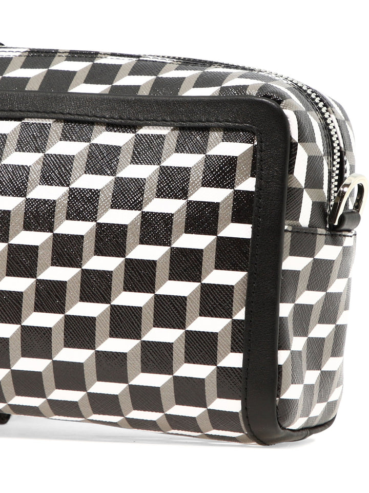 Cube Box Crossbody Bags Black