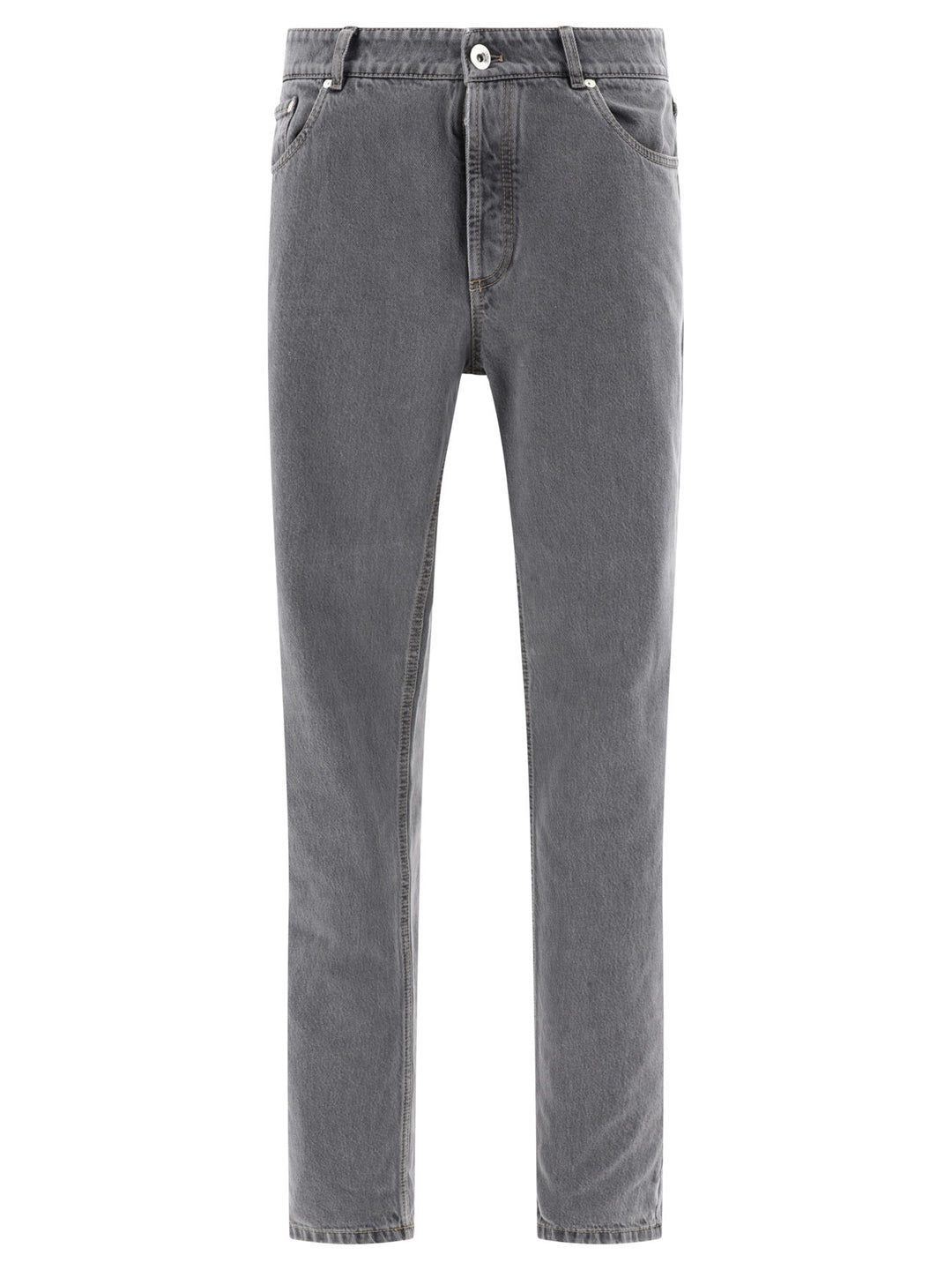 Grayscale Denim Jeans Grey