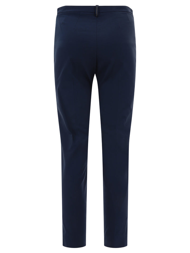 Capri  With Monili Trousers Blue