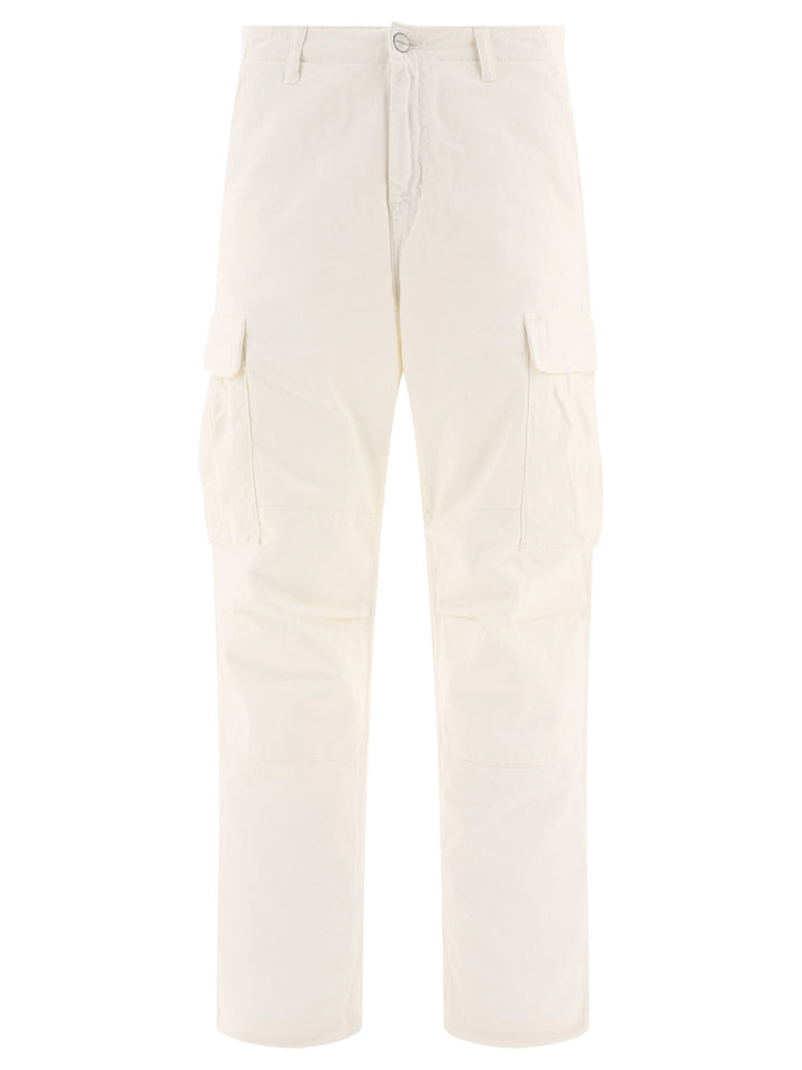 Cargo Trousers White