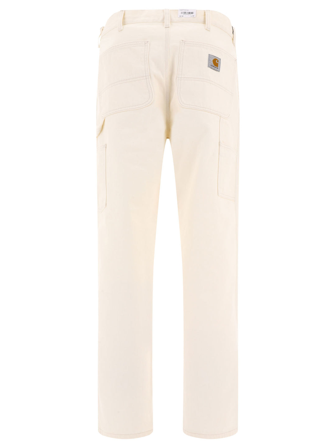 Single Knee Trousers White