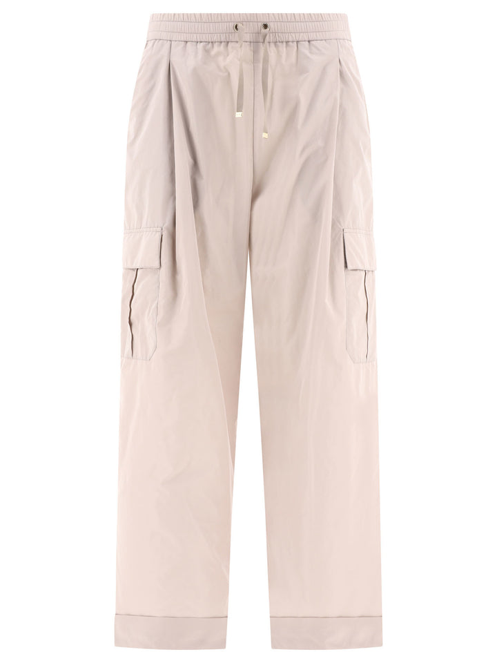 Techno Taffeta Cargo Trousers Grey