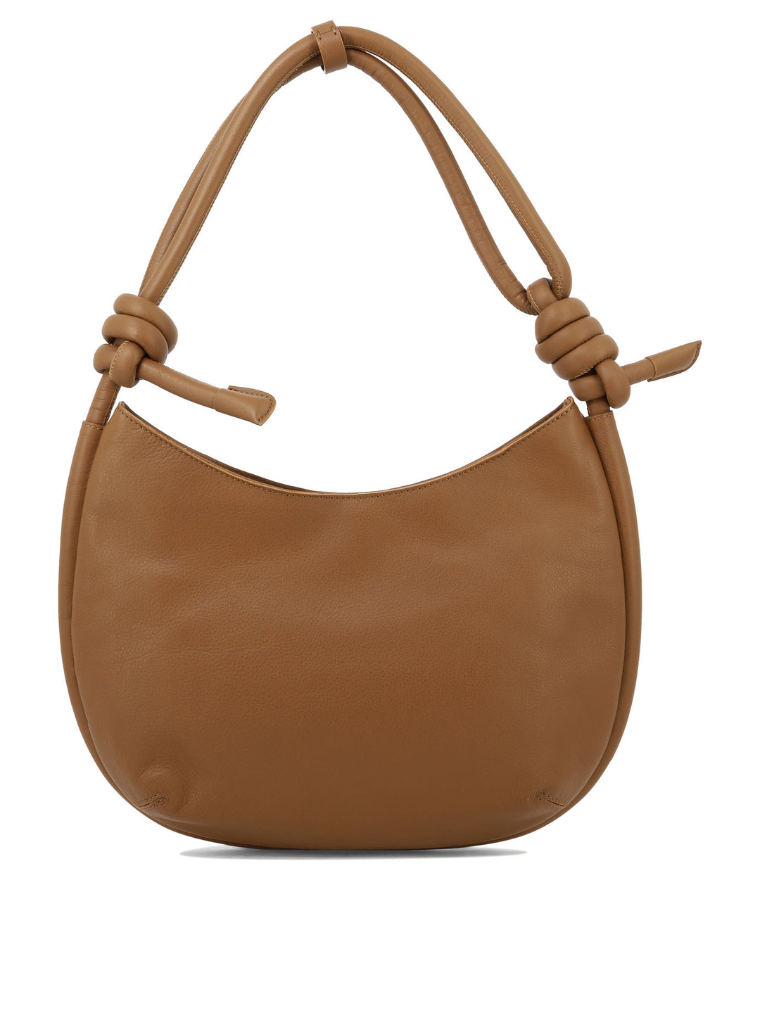 Demi Piuma Knot Handbags Beige