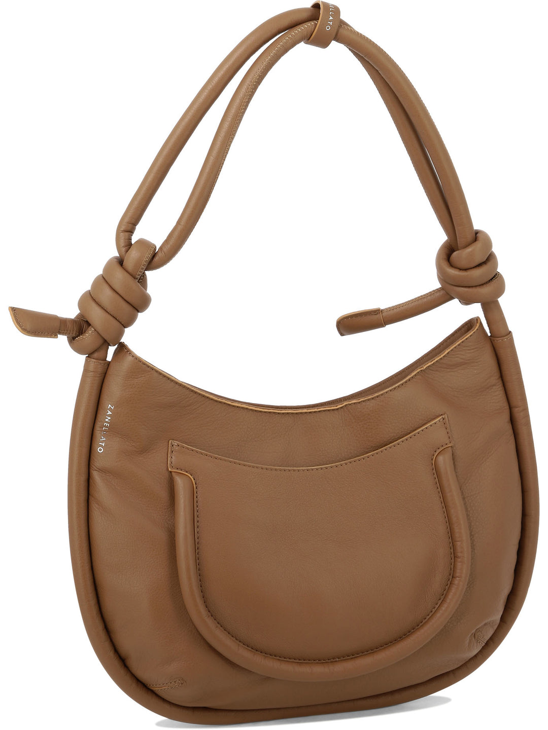 Demi Piuma Knot Handbags Beige