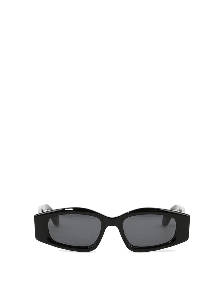 With Geometric Shape Sunglasses Black