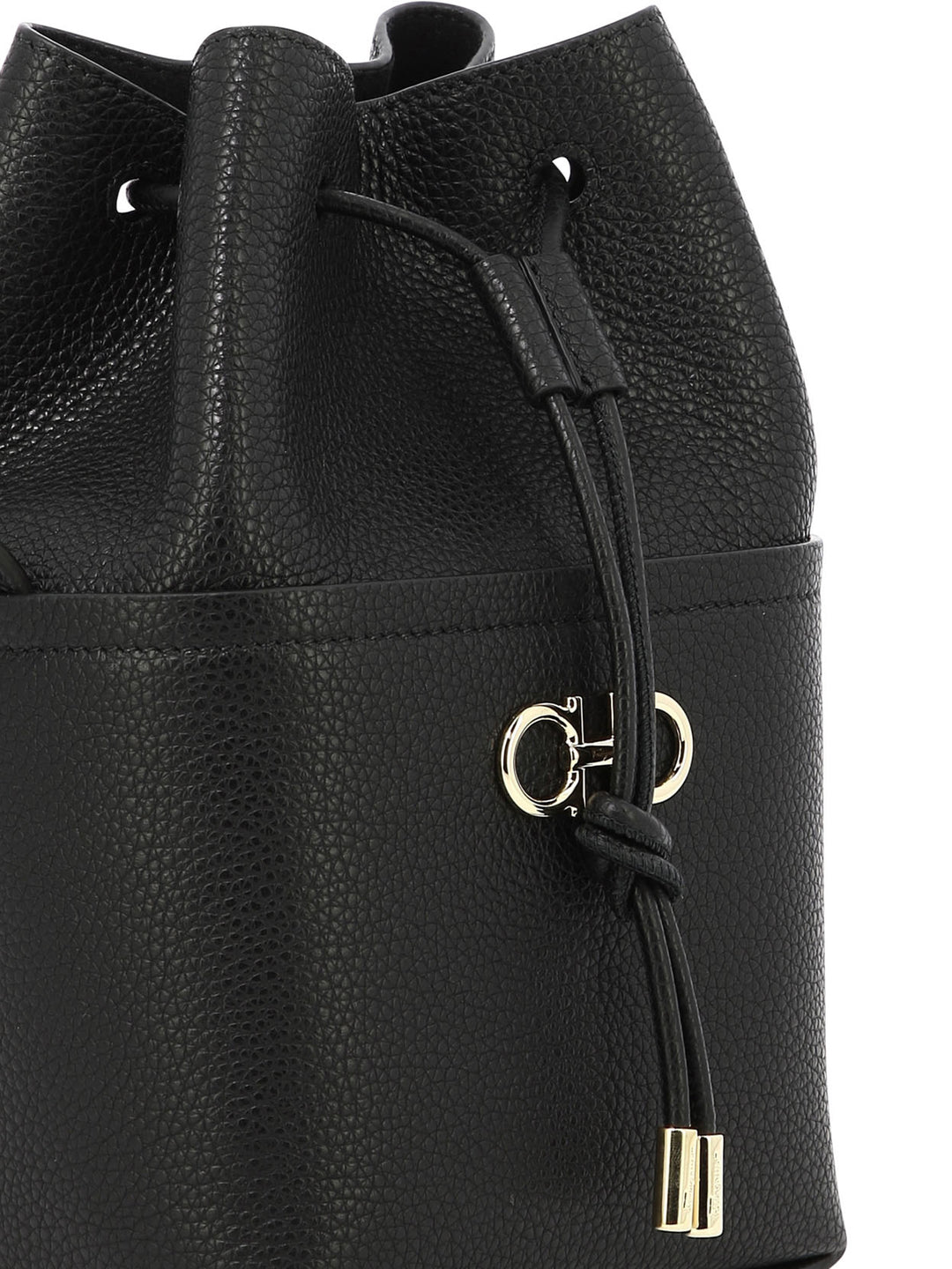 Mini Gancini Crossbody Bags Black