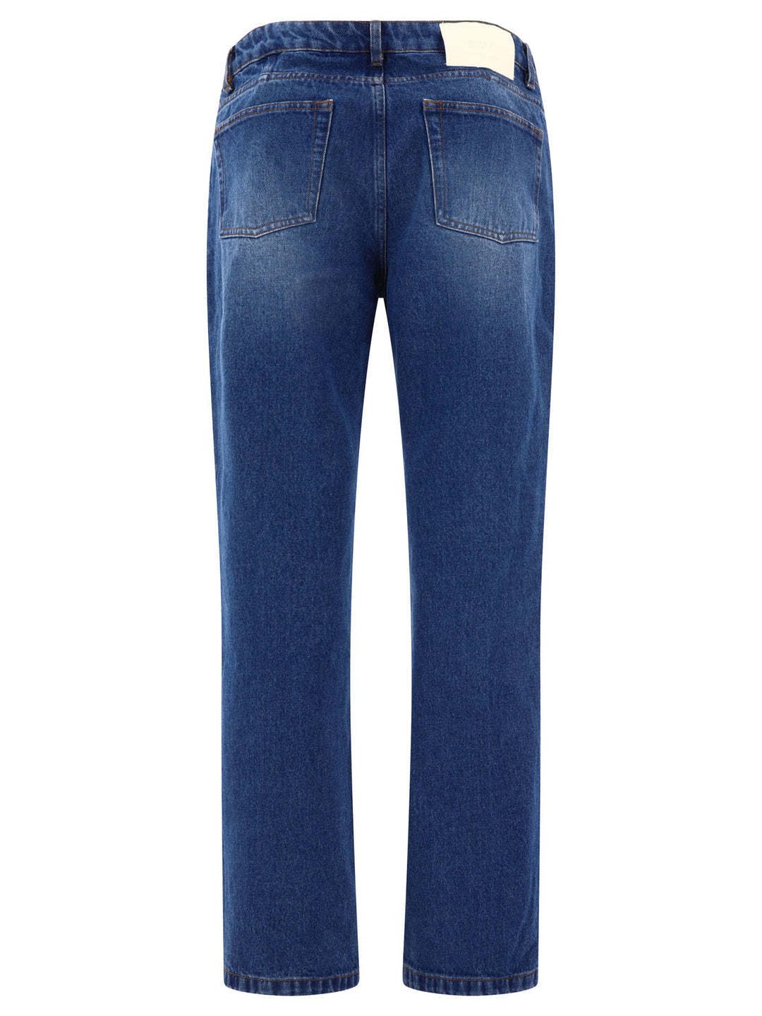 Straight-Leg Jeans Blue