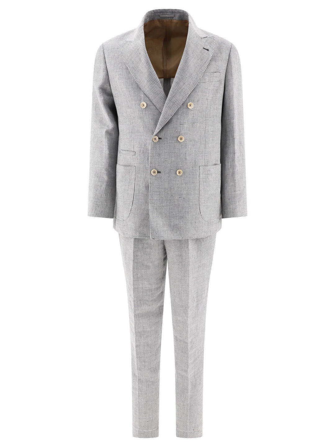 Linen Suit Suits Grey