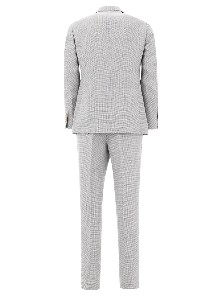 Linen Suit Suits Grey