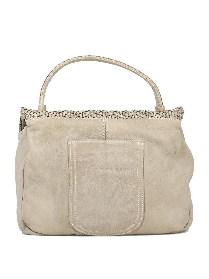 Basket Handbags Beige