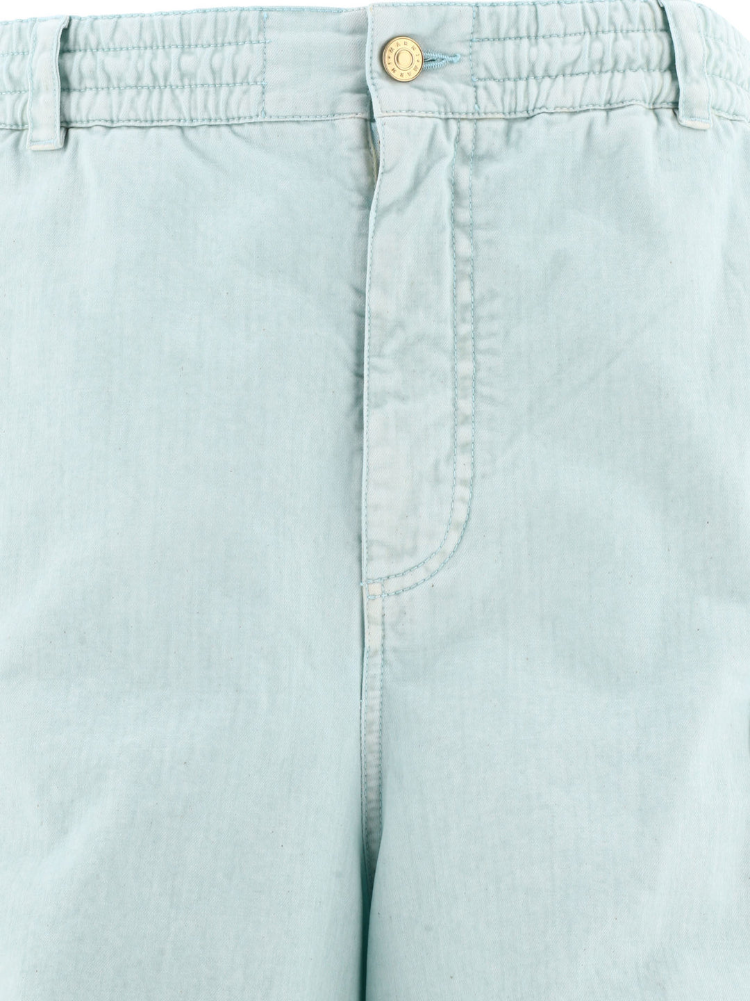 Cargo  With Drape-Detail Trousers Light Blue