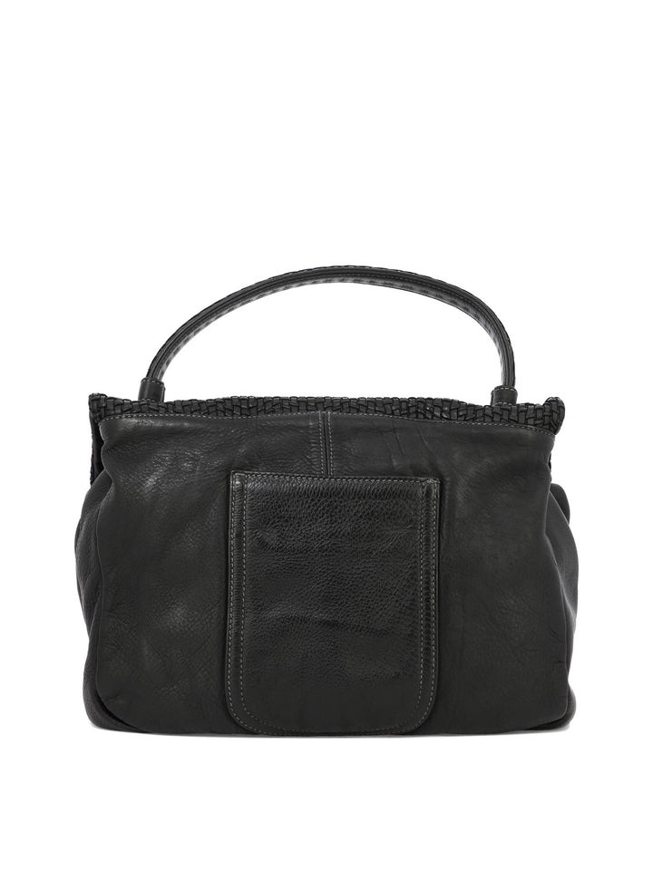 Basket Handbags Black