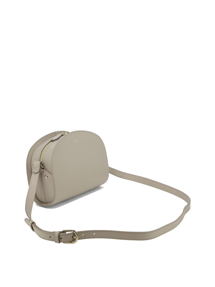 Demi-Lune Crossbody Bags Grey