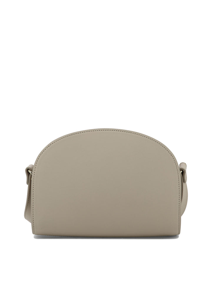 Demi-Lune Crossbody Bags Grey