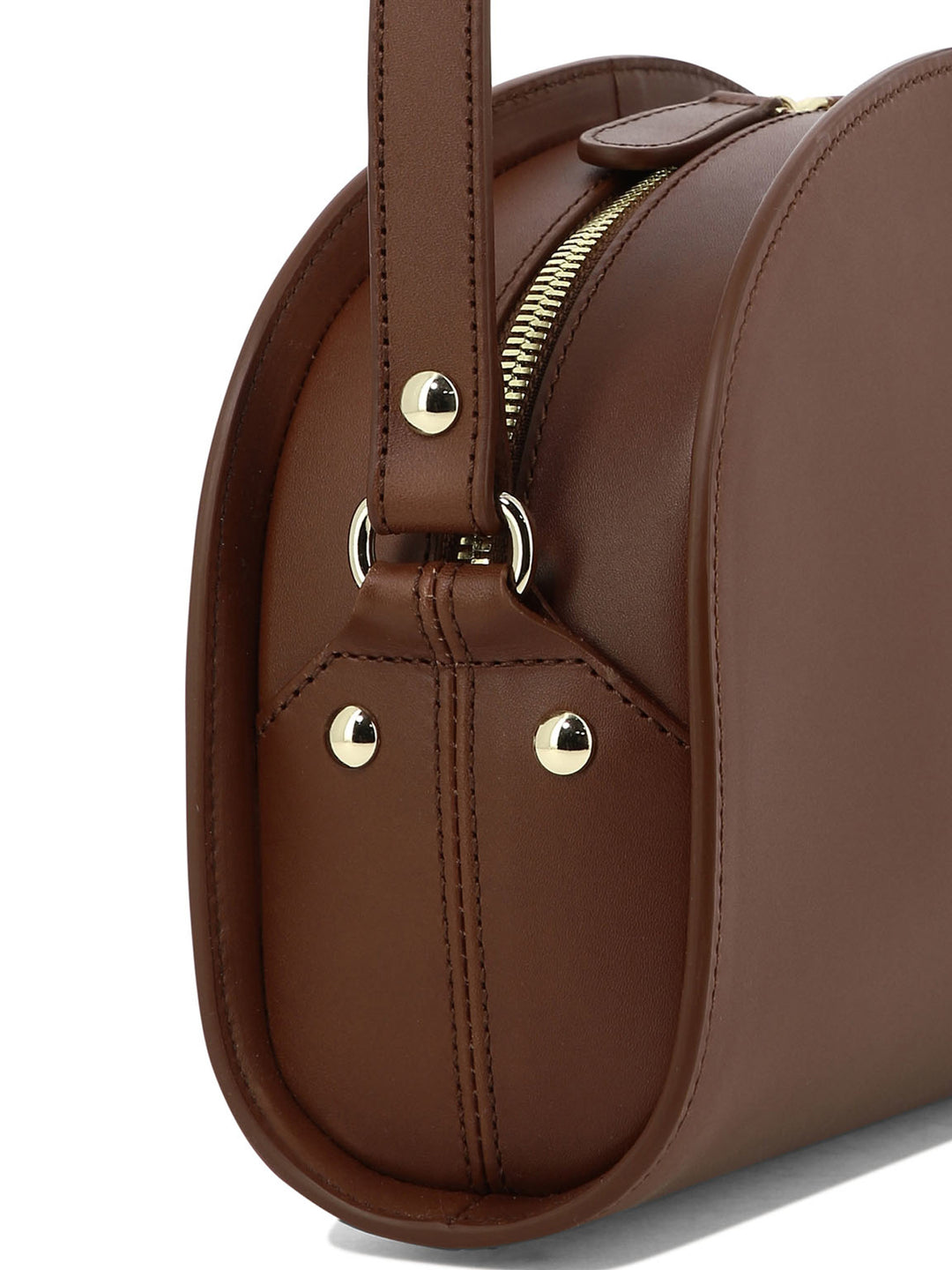 Demi-Lune Crossbody Bags Brown