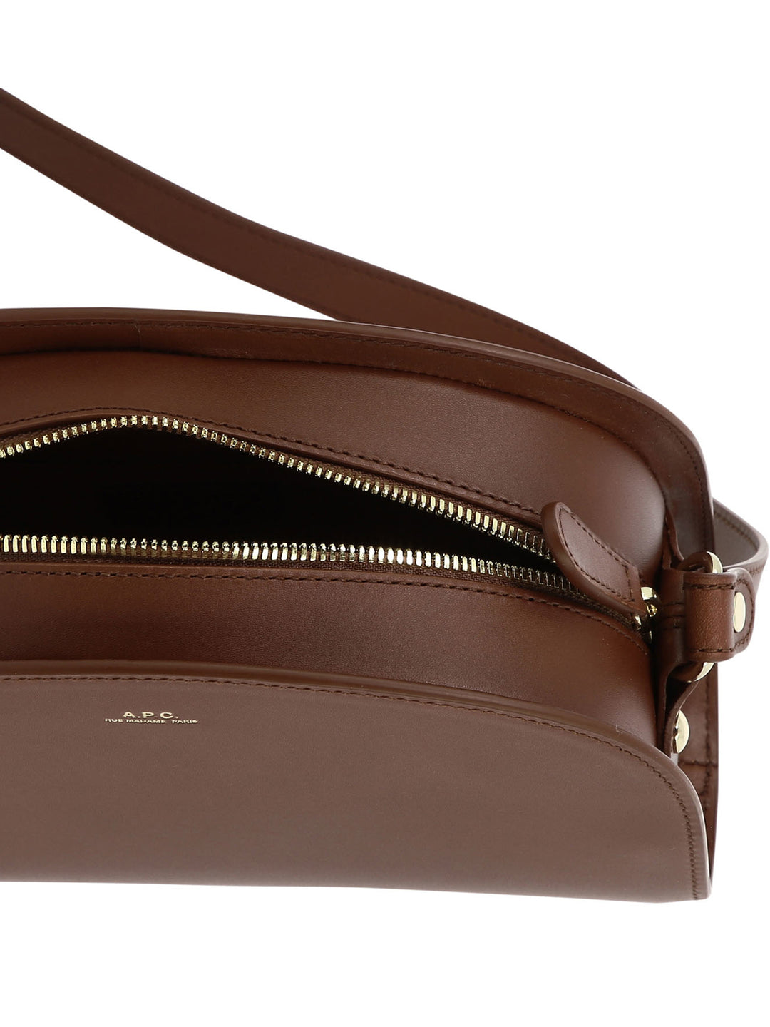 Demi-Lune Crossbody Bags Brown