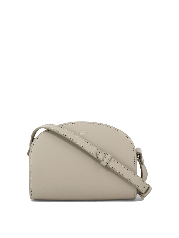 Demi Lune Mini Crossbody Bags Grey