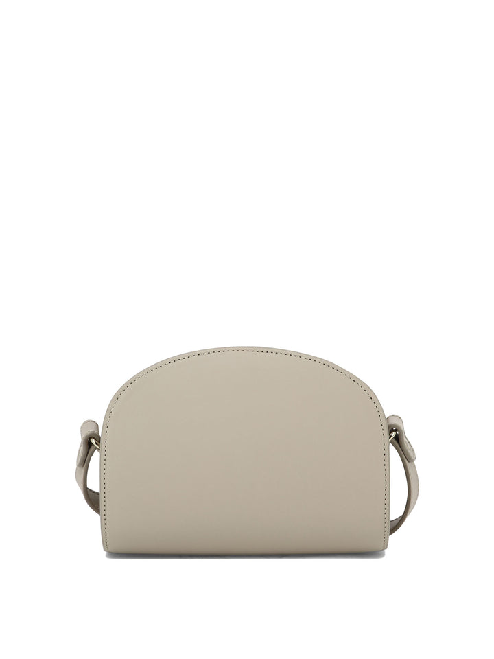 Demi Lune Mini Crossbody Bags Grey