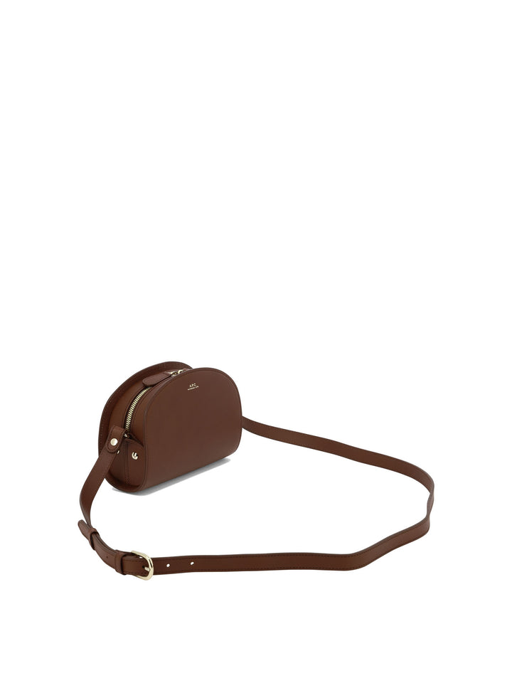 Demi Lune Mini Crossbody Bags Brown