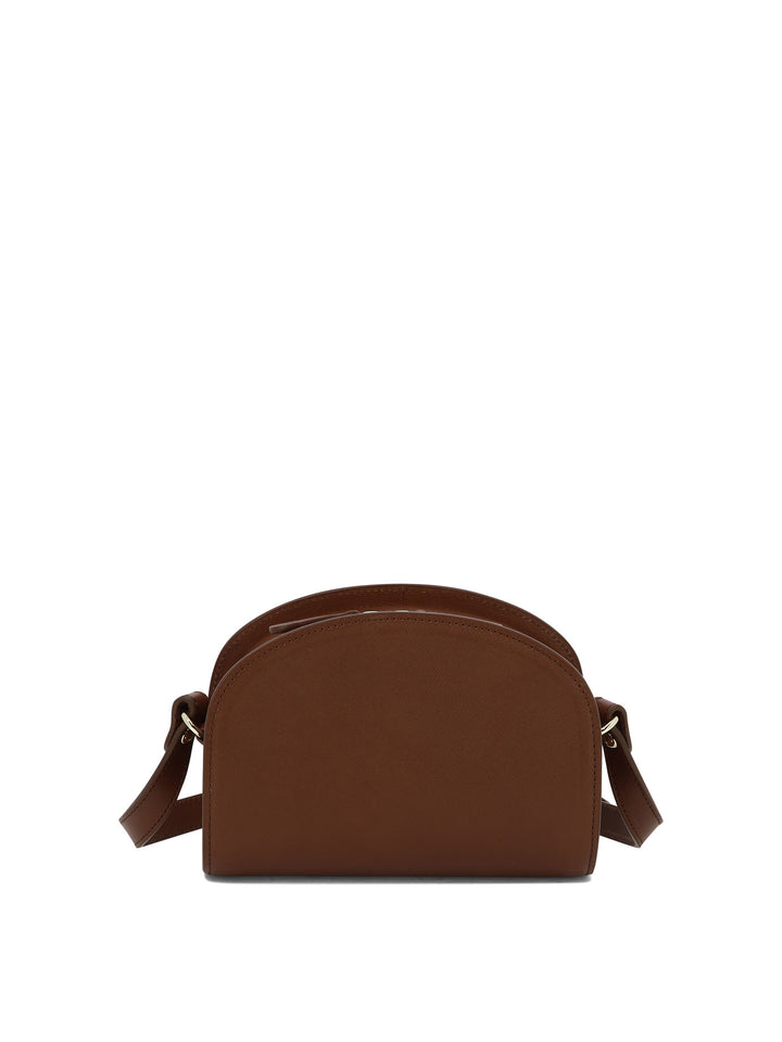 Demi Lune Mini Crossbody Bags Brown