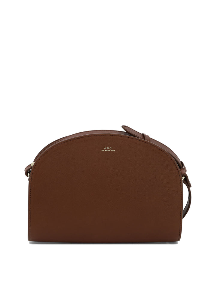 Demi Lune Crossbody Bags Brown