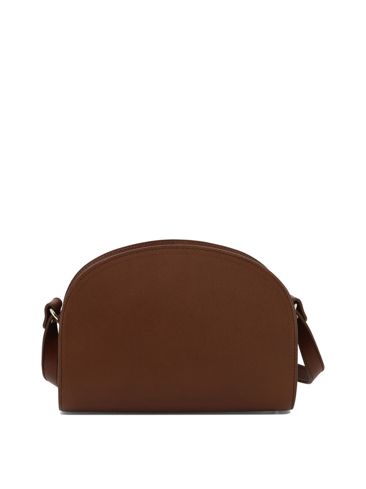 Demi Lune Crossbody Bags Brown