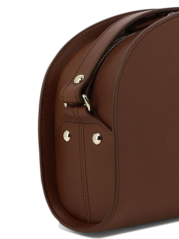 Demi Lune Crossbody Bags Brown