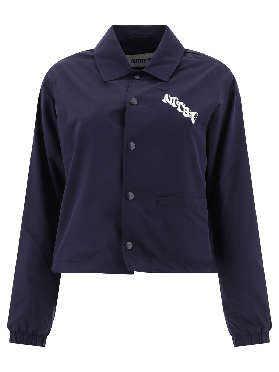 Technical Jacket With Logo Jackets Blue