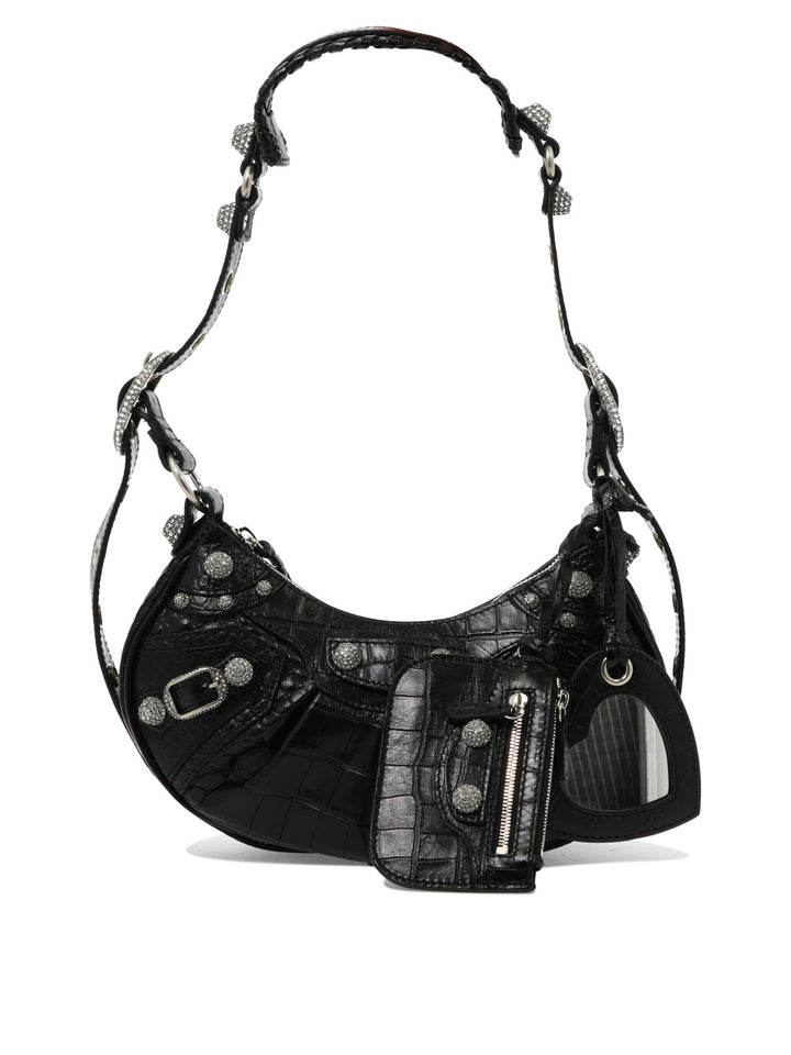 Le Cagole Xs Crossbody Bags Black