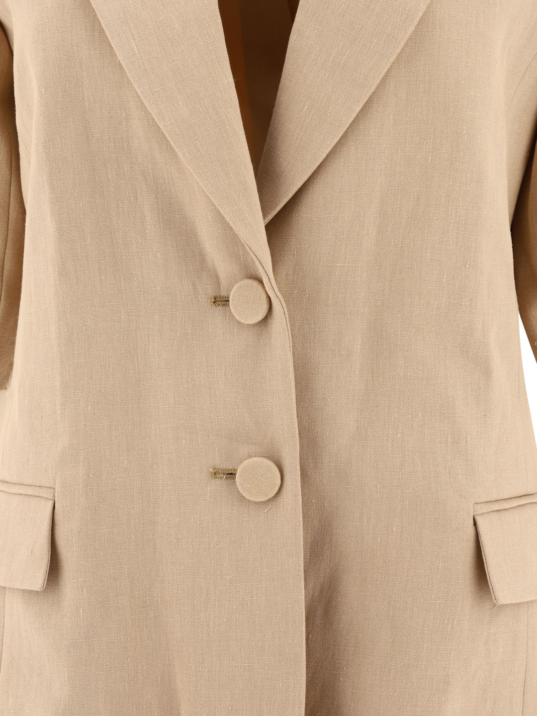 Balloon Sleeve Jacket Jackets Beige