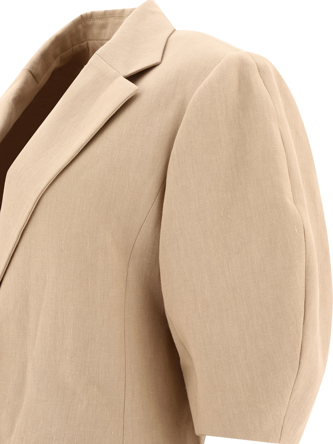 Balloon Sleeve Jacket Jackets Beige