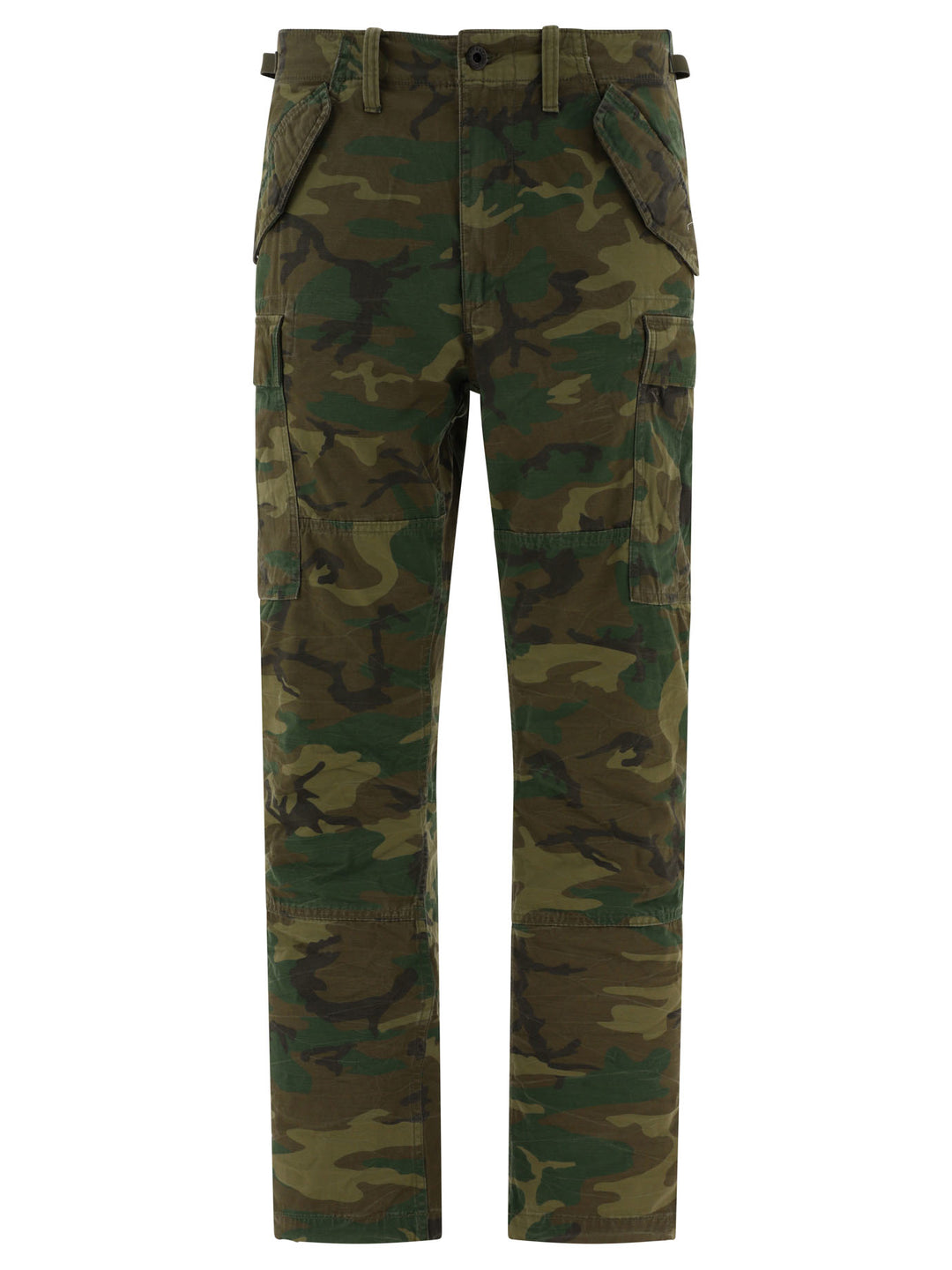 Cargo Camo Trousers Green