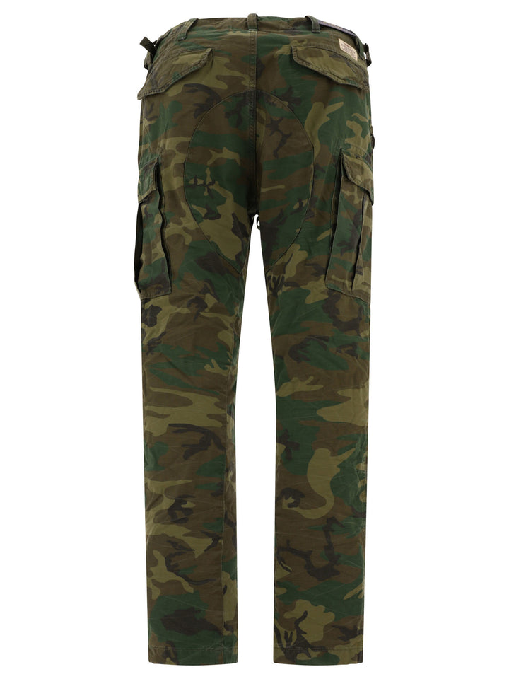 Cargo Camo Trousers Green