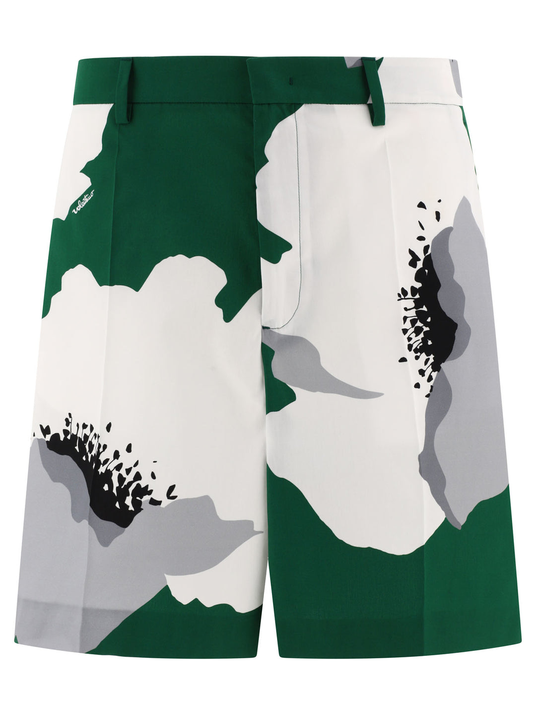 Valentino Flower Portrait Short Green