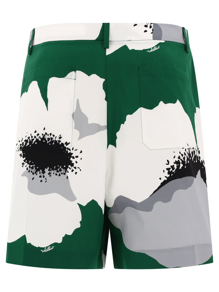 Valentino Flower Portrait Short Green