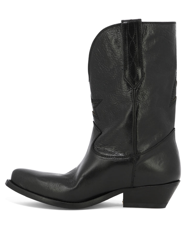 Wish Star Ankle Boots Black