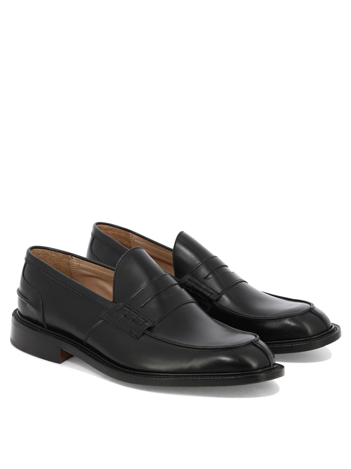 James Loafers & Slippers Black