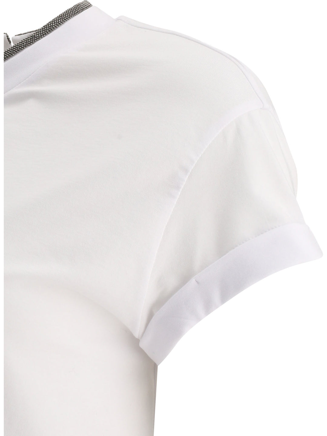 Precious Collar T-Shirts White