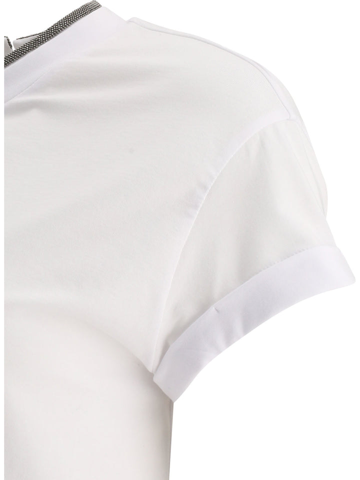 Precious Collar T-Shirts White