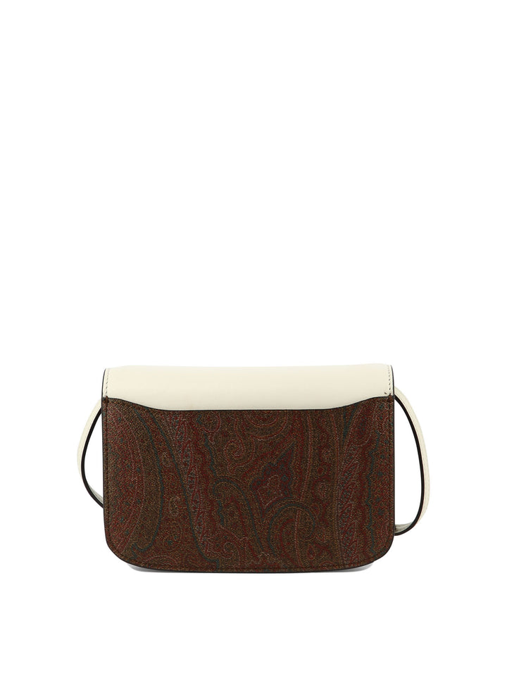 Etro Essential Xs Crossbody Bags White