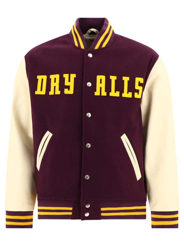 Varsity Bomber Jacket Jackets Purple