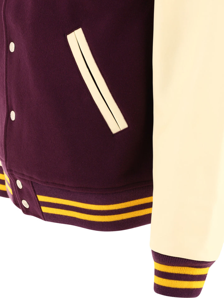 Varsity Bomber Jacket Jackets Purple