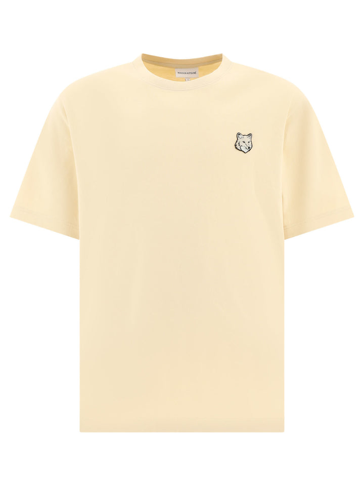 Tonal Fox Head T-Shirts Beige