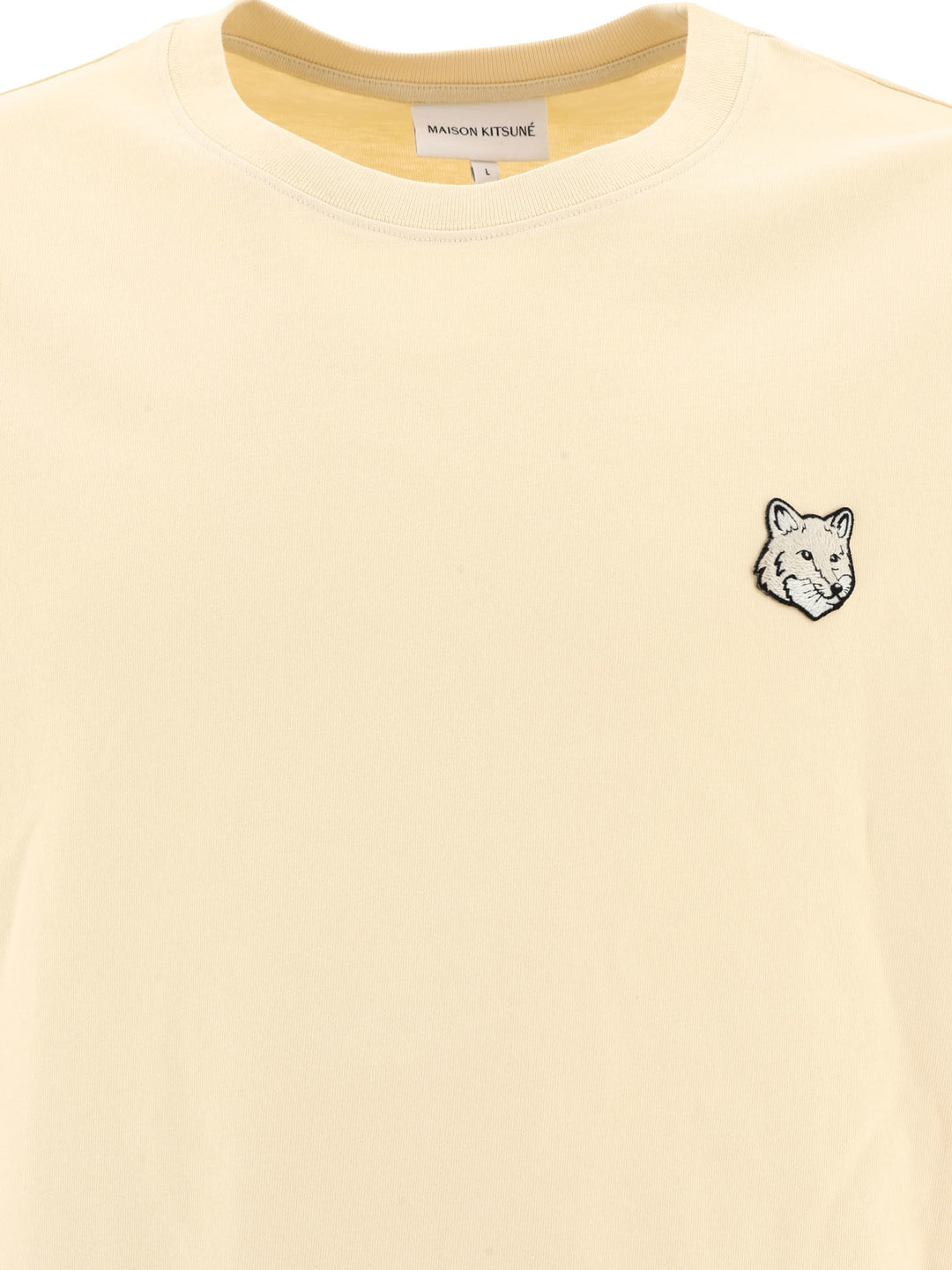 Tonal Fox Head T-Shirts Beige