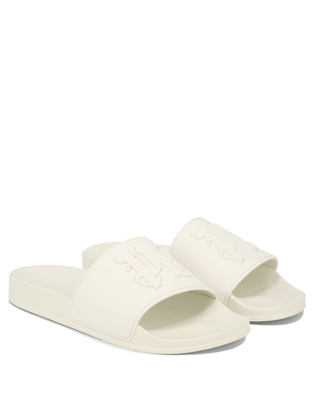 Pa Monogram Sandals White