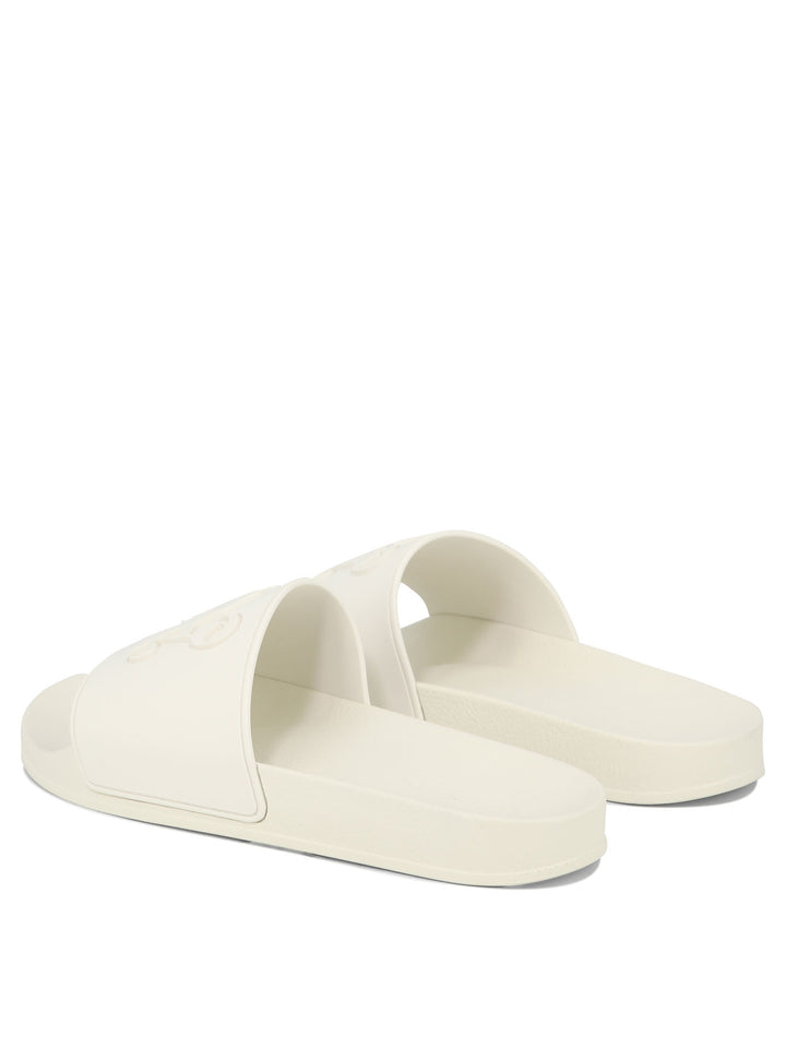 Pa Monogram Sandals White