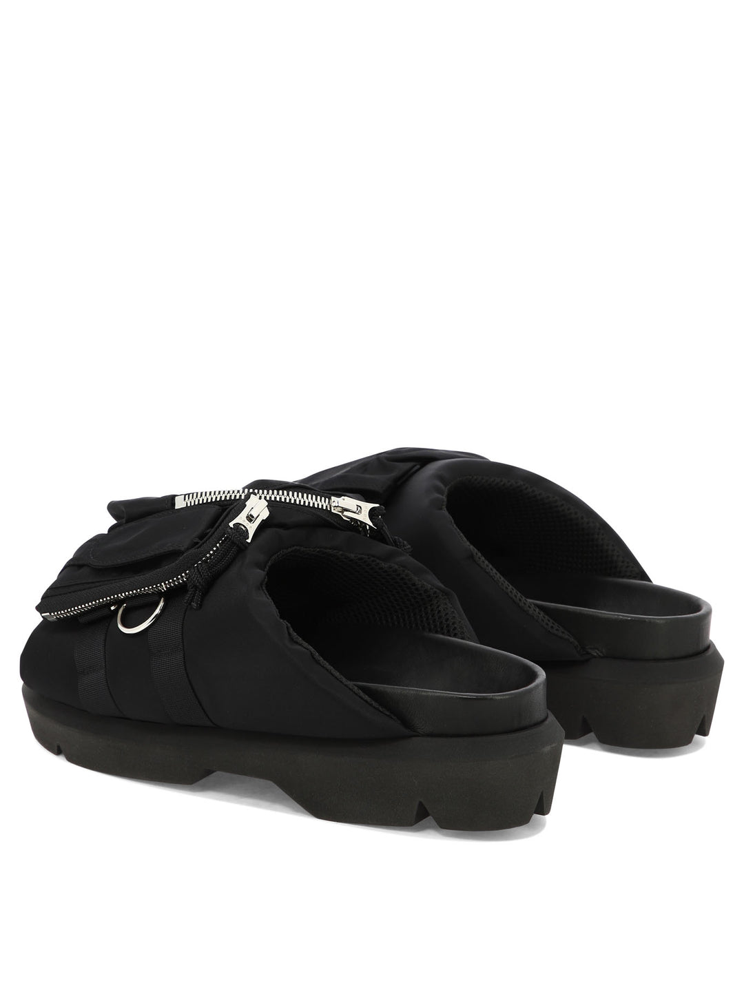 Pocket Sandals Black