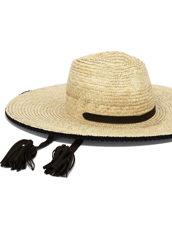 Straw Sombrero Hats Beige