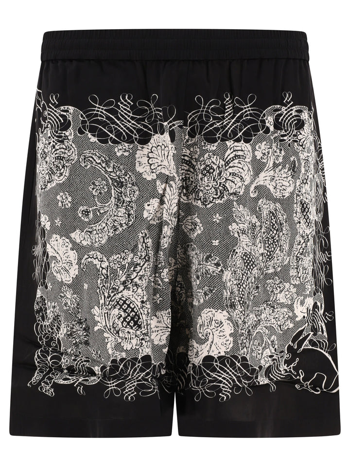 Printed S Short Black